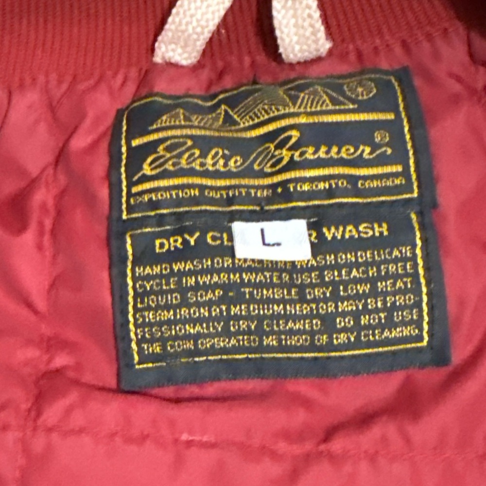 VTG 80s Eddie Bauer Down Anorak - Picture 4 of 9